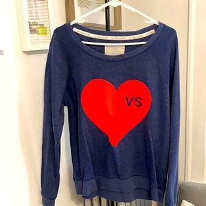L Victoria Secret scoop sweatshirt